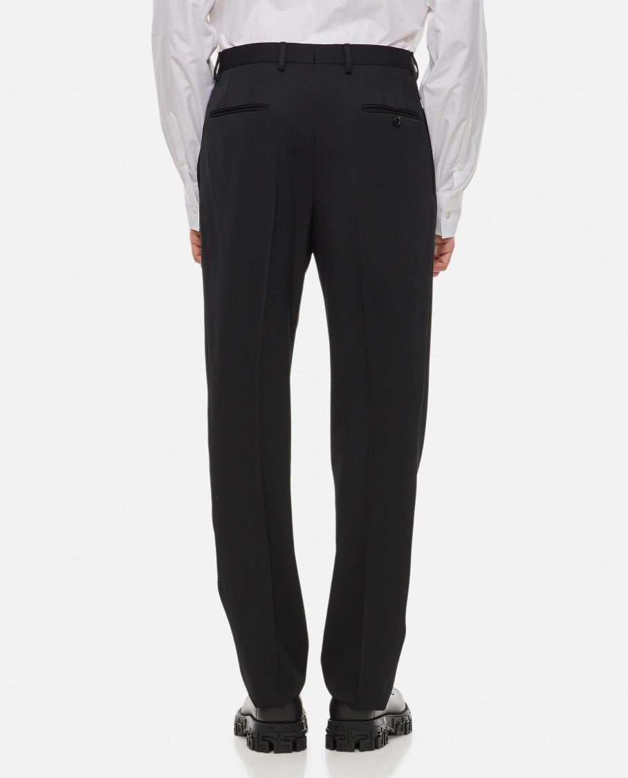 Lanvin Straight Leg Wool Trousers