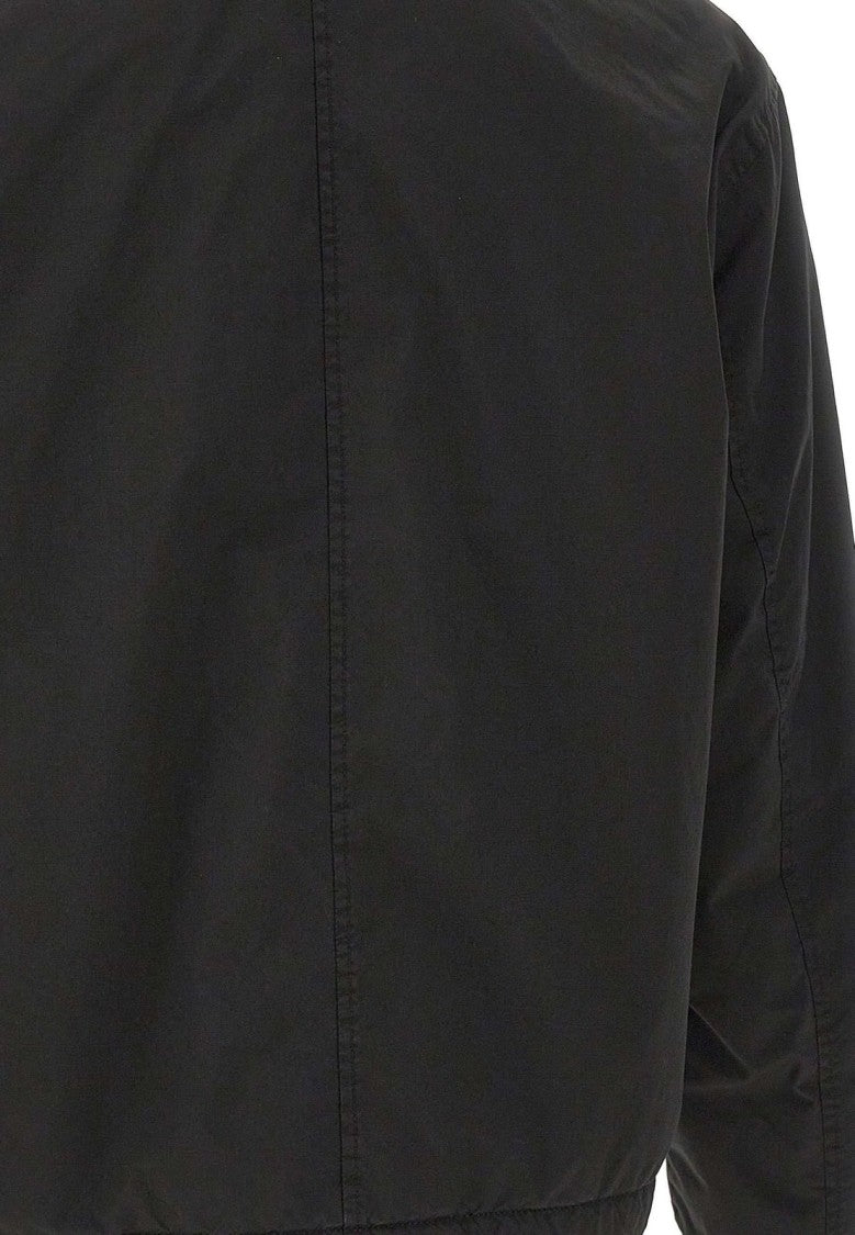 Stone Island Cropped Button-Up Structured Jacket