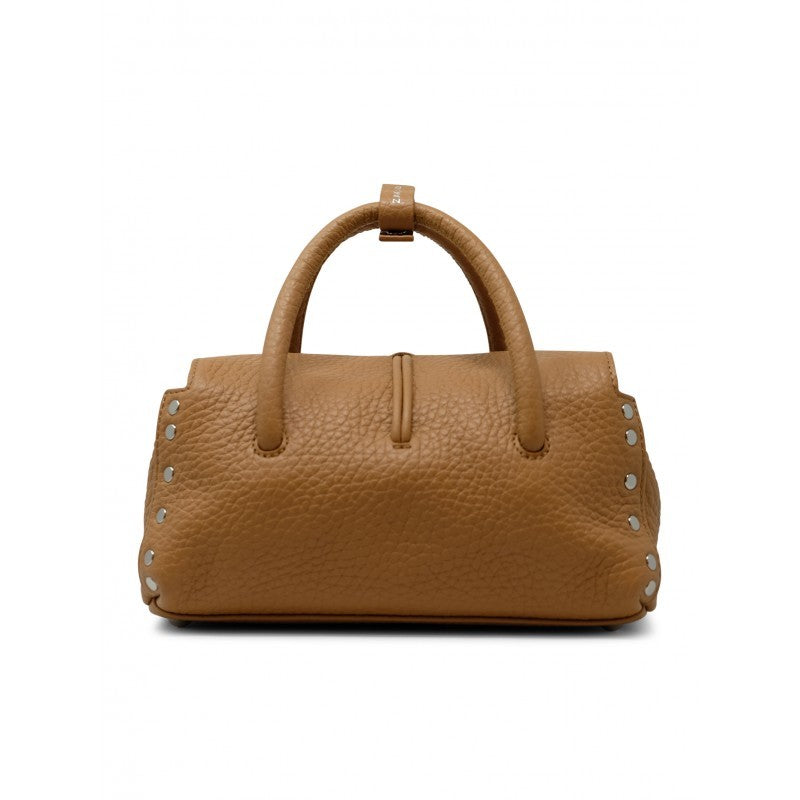 Zanellato Amaretto Leather Dotta Centauro Baby Handbag