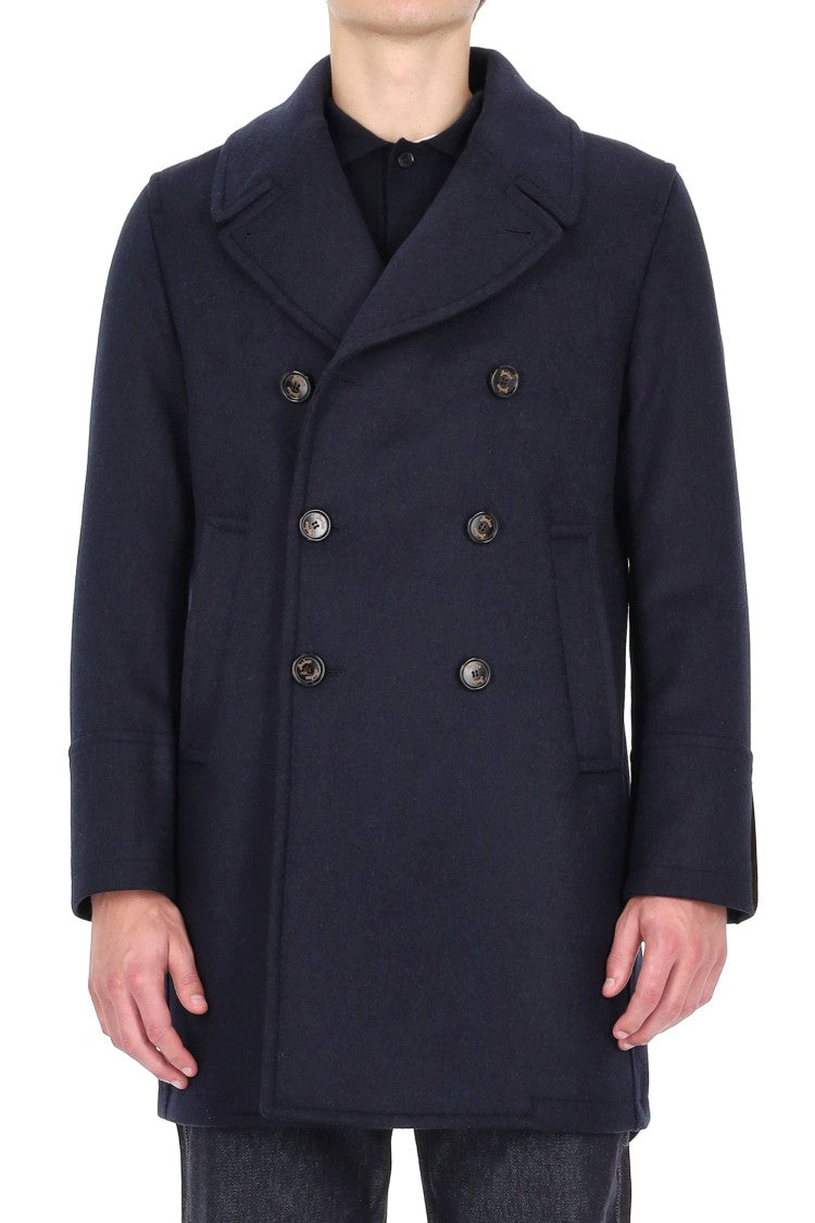 Sealup Loro Piana Wool Double-Breasted Peacoat