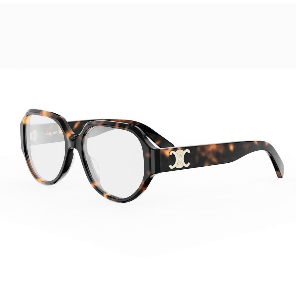 Celine Triomphe Round Geometric Acetate Sunglasses