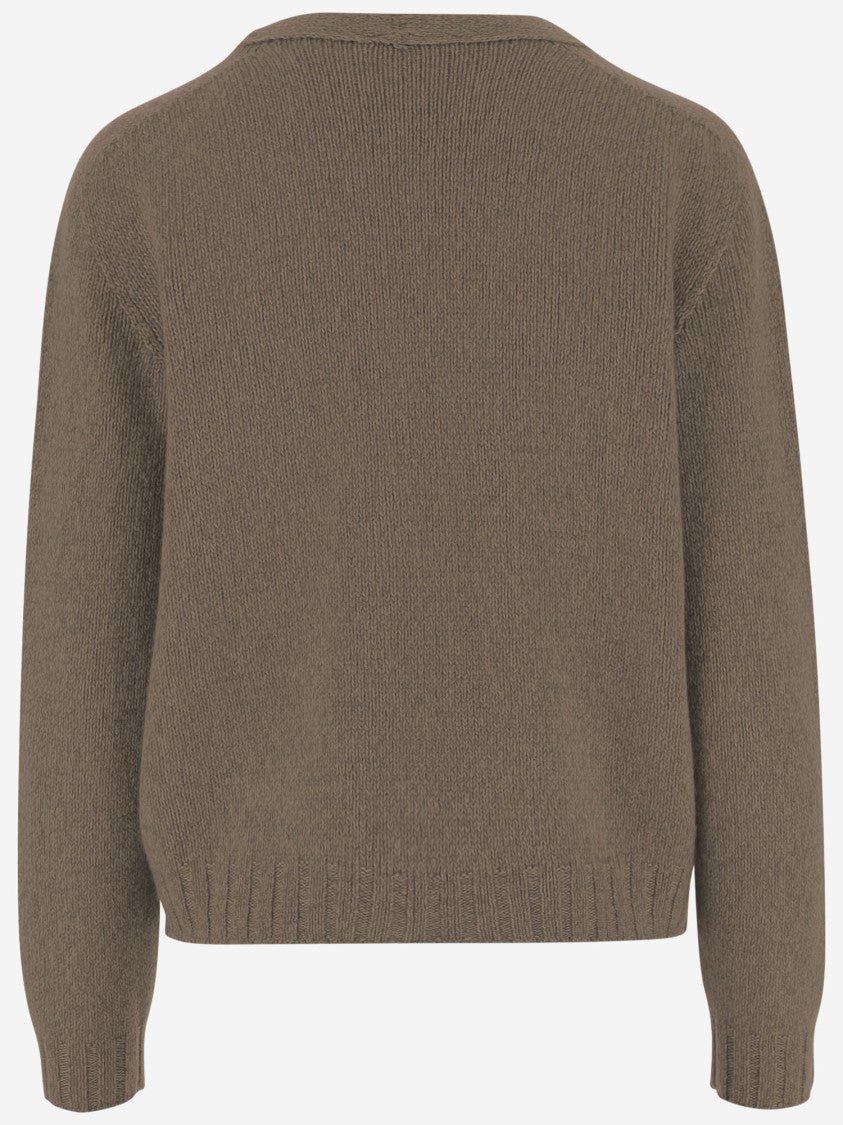 Oliver Lattughi V-Neck Cashmere Cardigan
