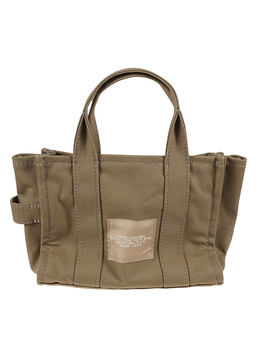 Marc Jacobs Compact Green Fabric Tote Bag