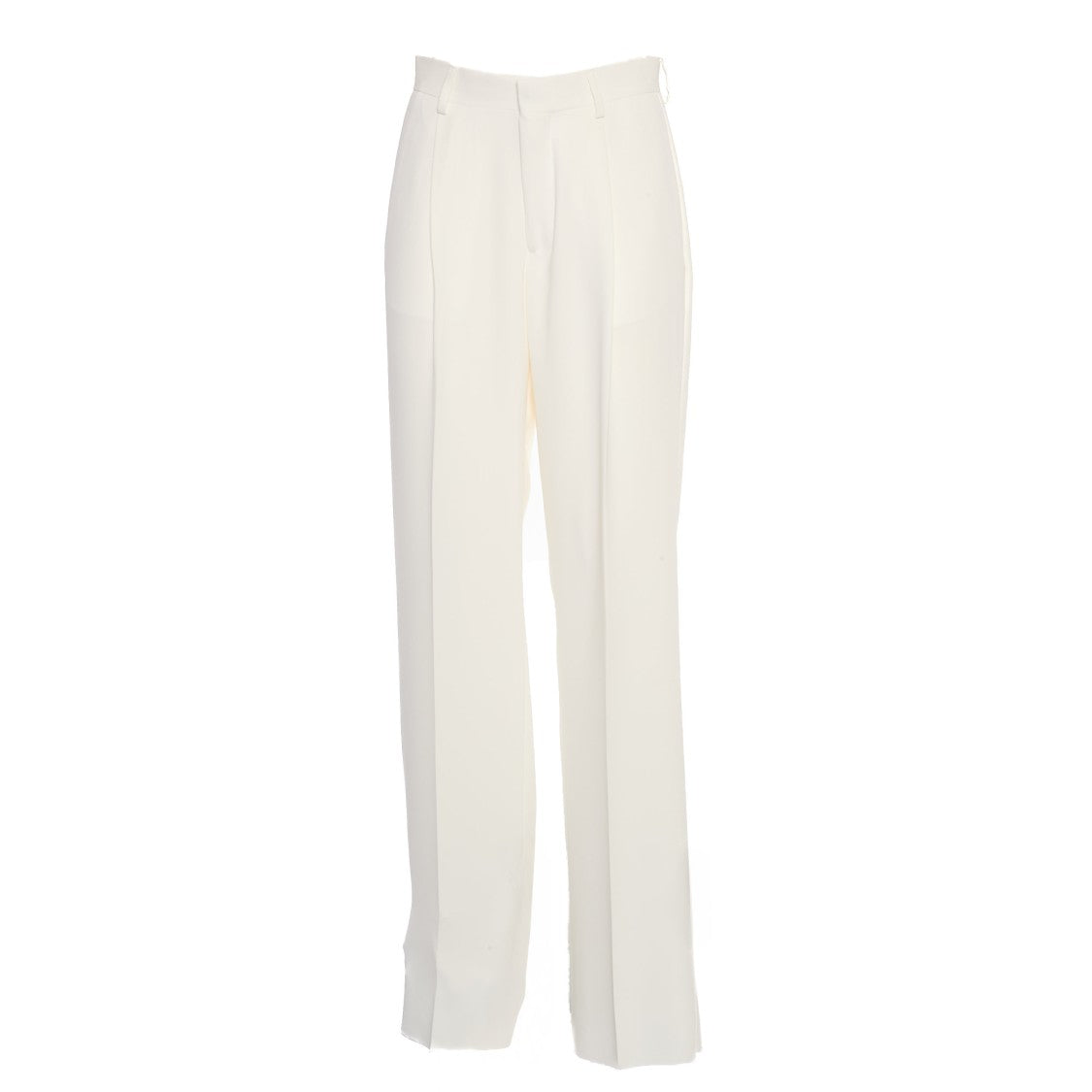 Saulina Milano Tailored Straight-Leg Trousers With Smooth Finish