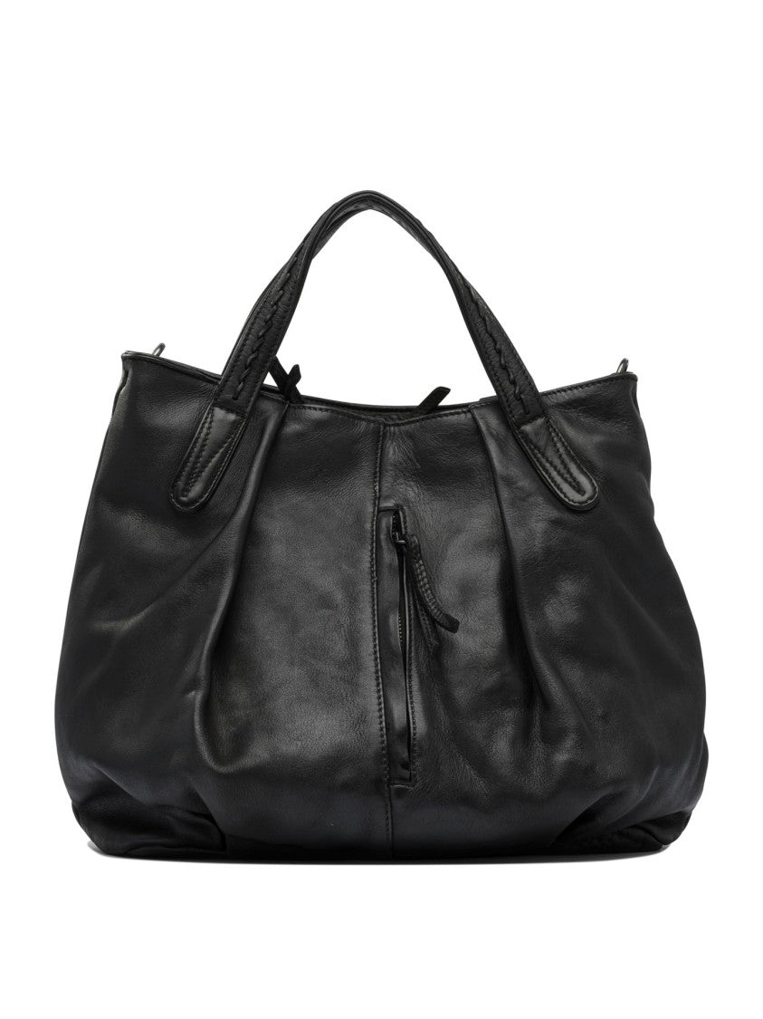Giancarlo Nevola Spacious Shoulder Bag In Smooth Calf Leather