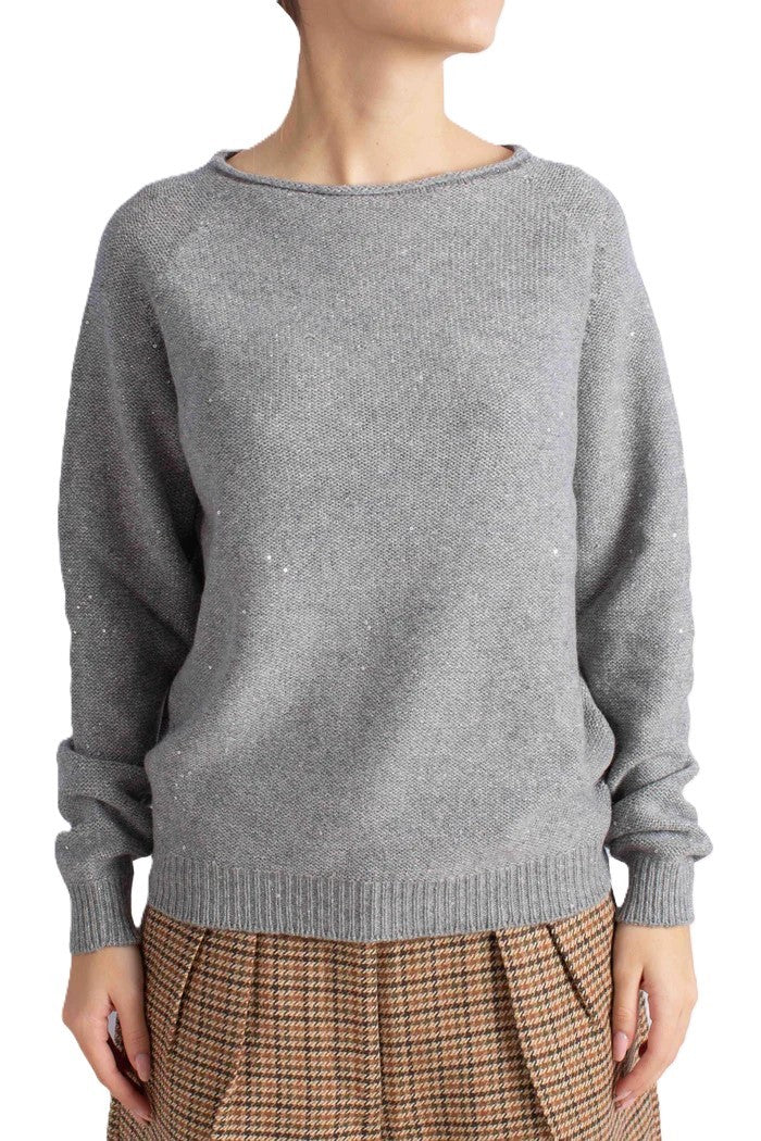 Paolo Fiorillo Capri Knit Sweater With Subtle Sequin Detailing