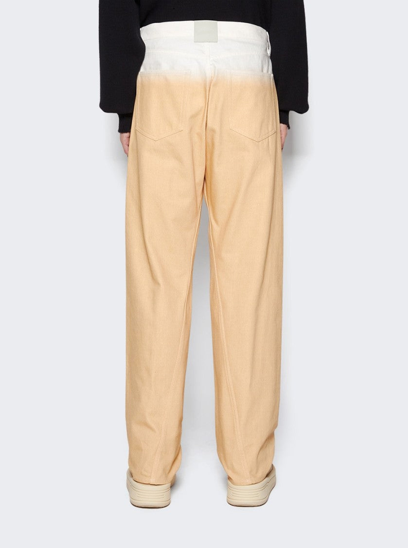 Lanvin Twisted Pants With A Gradient Effect