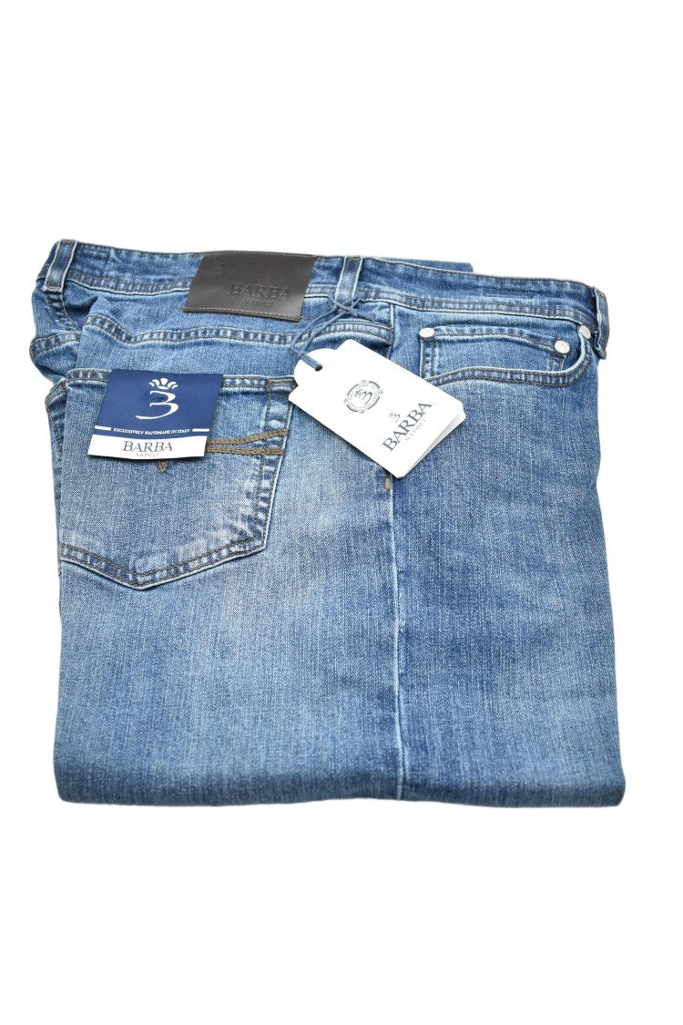 Barba Blue Barba Chiaro Relaxed Fit Jeans