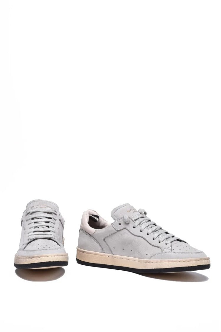 Officine Creative Leather Sneakers - Light Grey