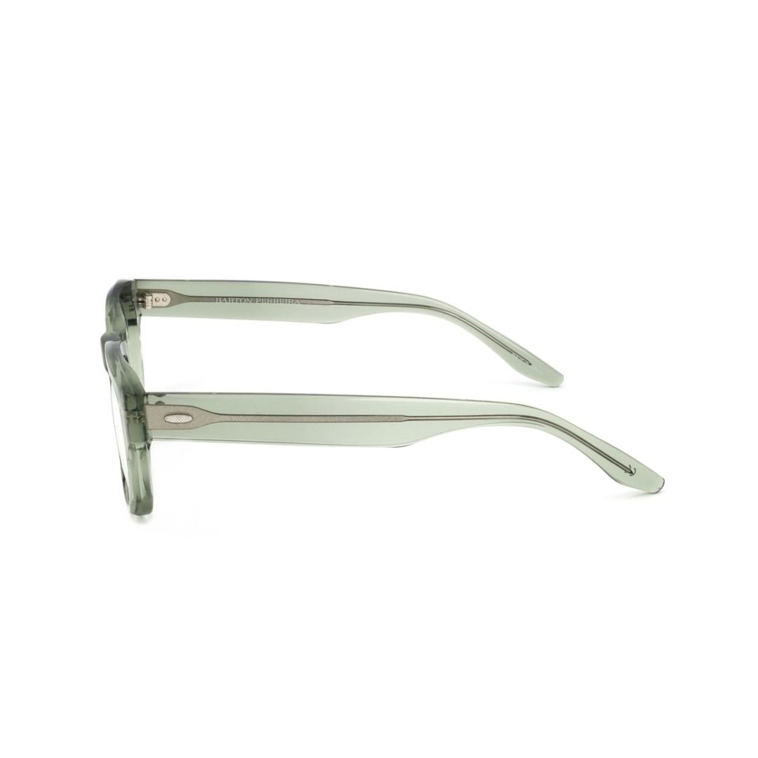 Barton Perreira Bp5293 490Ab Translucent Rectangular Eyeglasses With Thick Temples