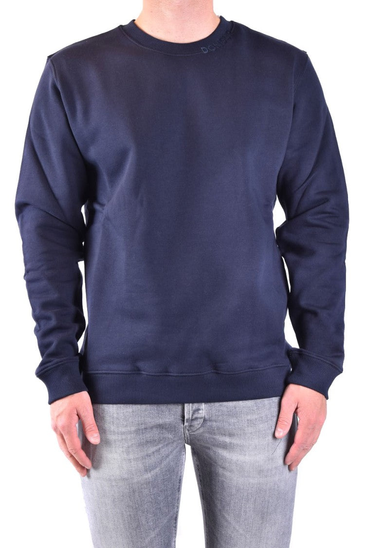 Dondup Multicolor Cotton Sweatshirt With Ribbed Details