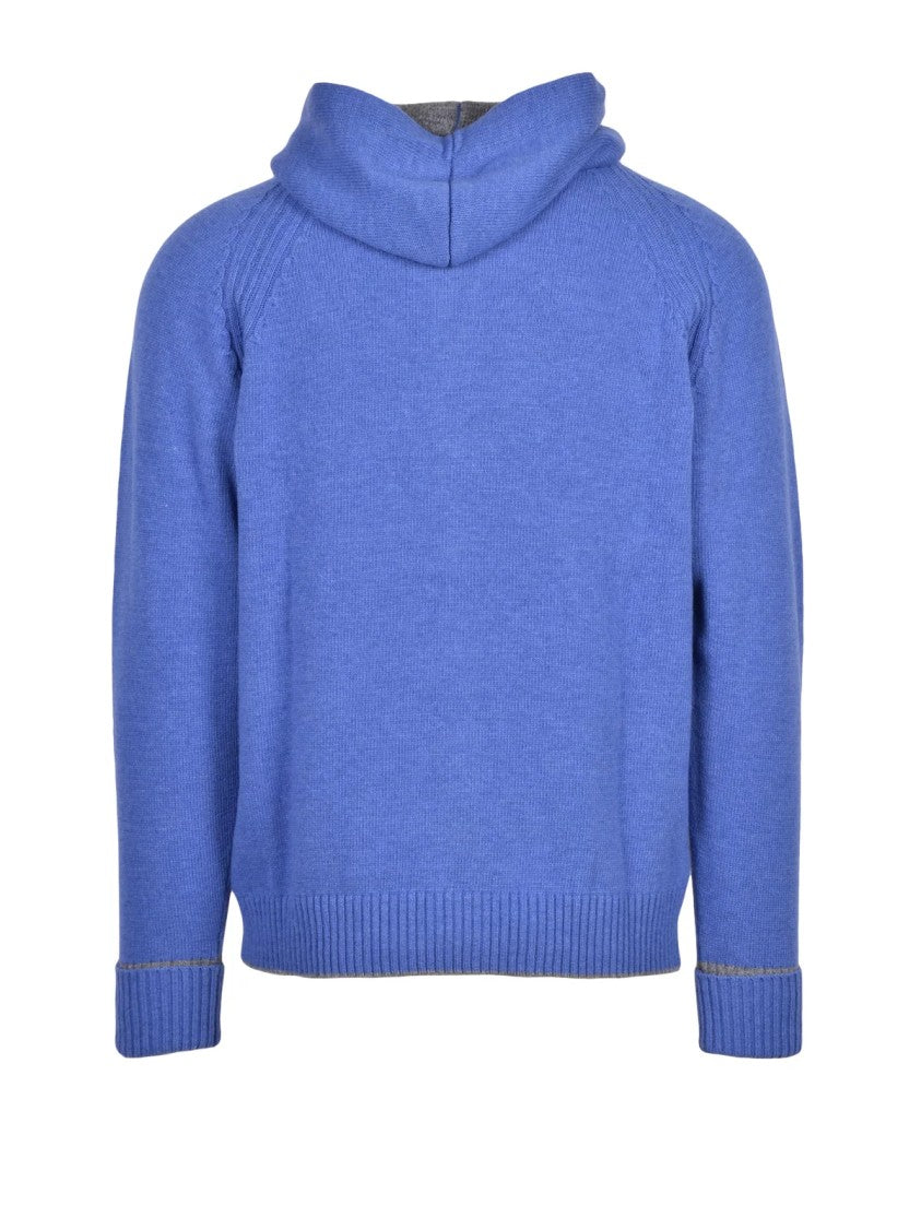 Cashmere Company P. Cashmere Company P. Zip-Up Sweater In Premium Wool
