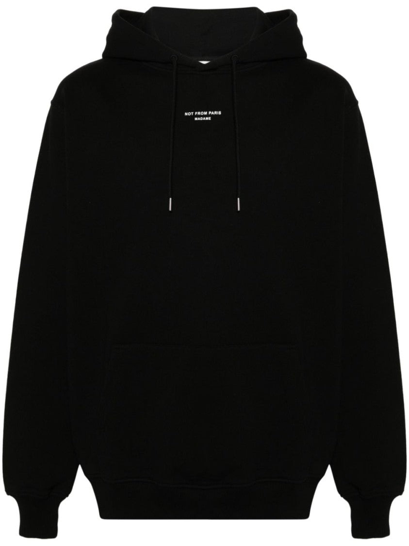 Drôle De Monsieur Le Hoodie Slogan À Poche Classique