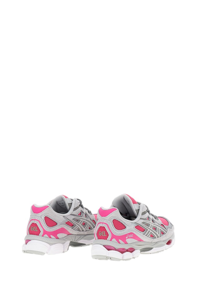 Asics Pink Gel-Nyc Mesh Suede Sneakers