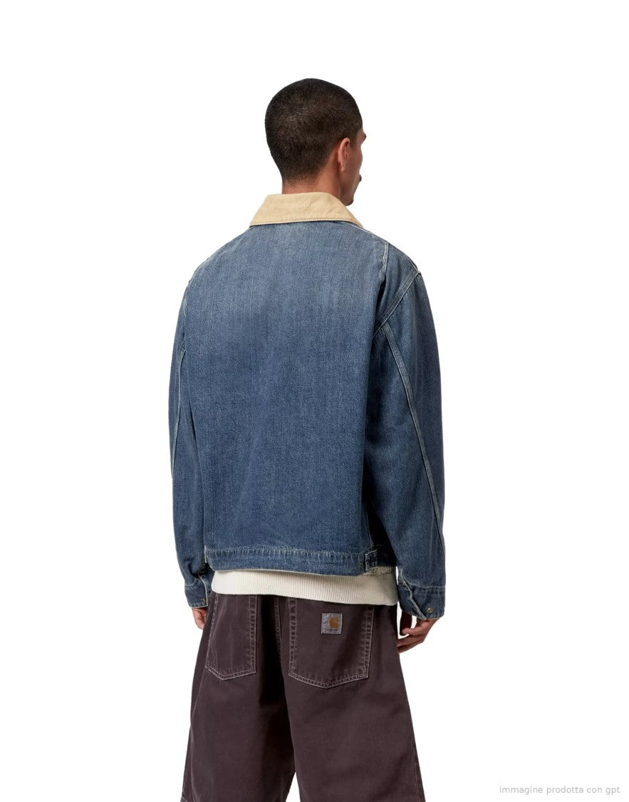 Carhartt Wip Black Clapton Structured Work Jacket
