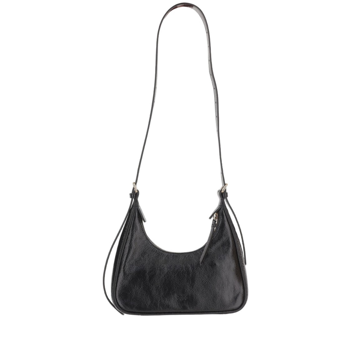 Pinko Glossy Leather Hobo Bag
