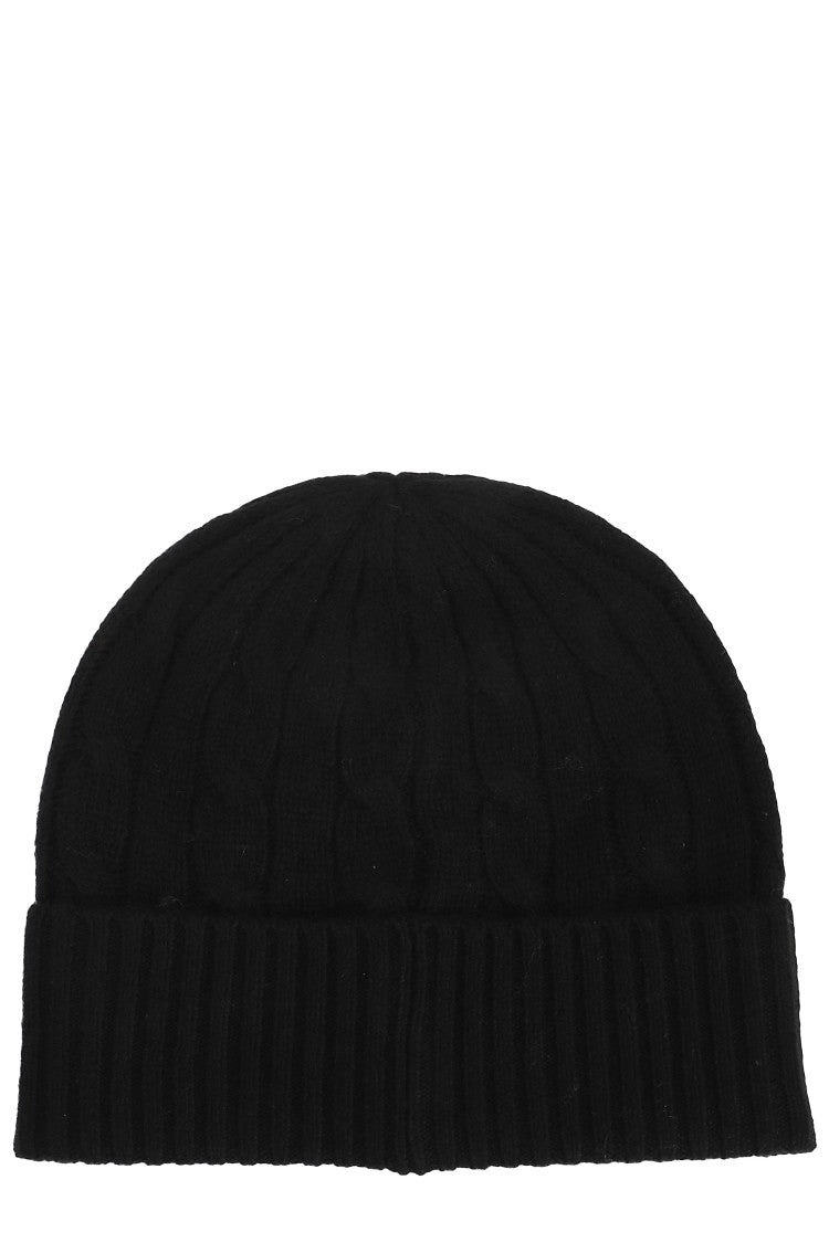 Polo Ralph Lauren Ribbed Knit Beanie Hat With Logo Detail