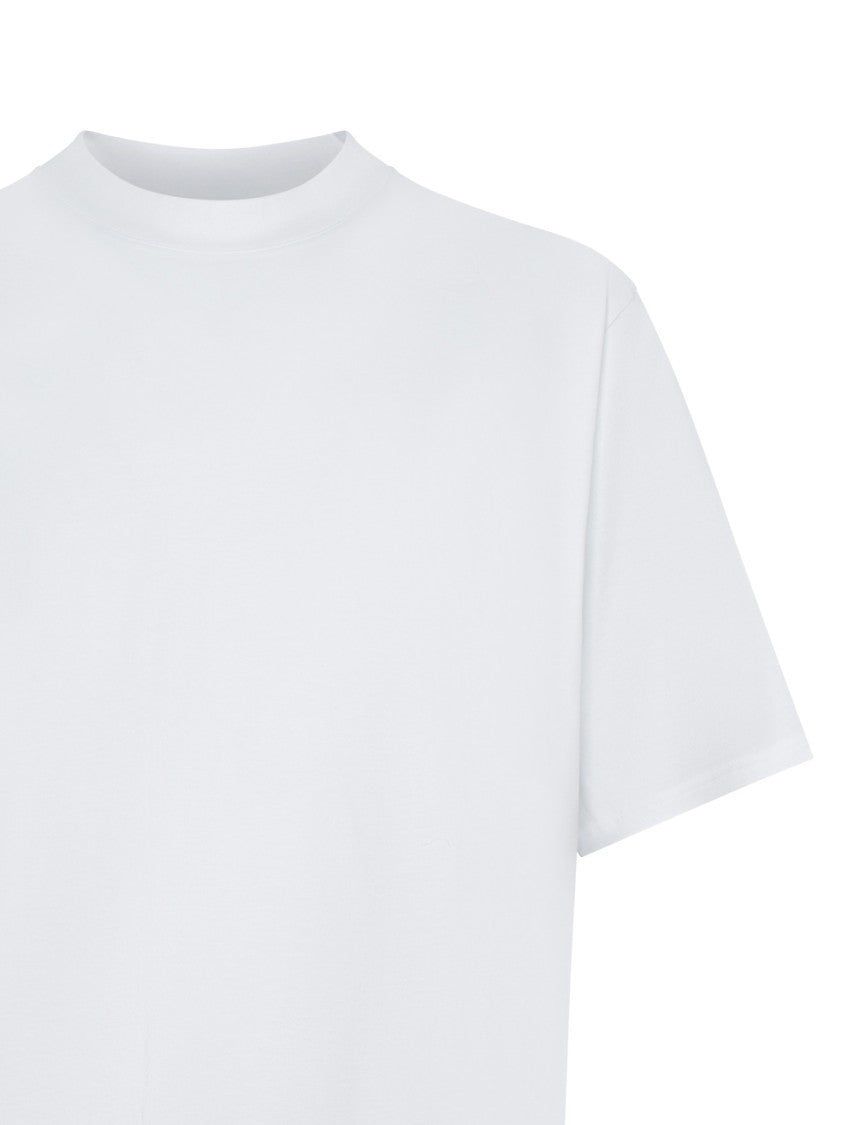 Franzese Collection Oversized White T-Shirt With Crewneck
