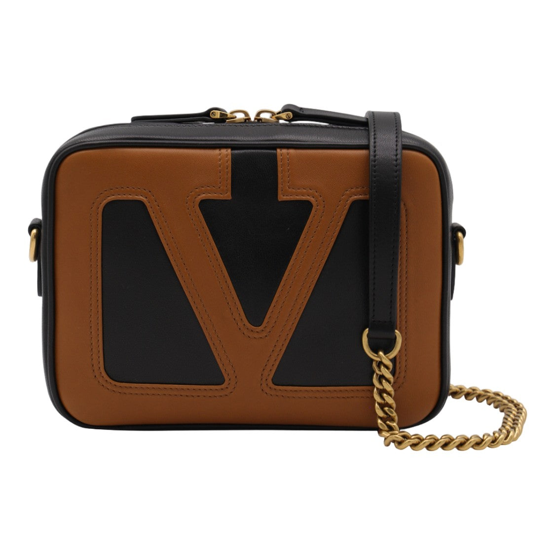 Valentino Garavani Oversized V-Shaped Crossbody Bag