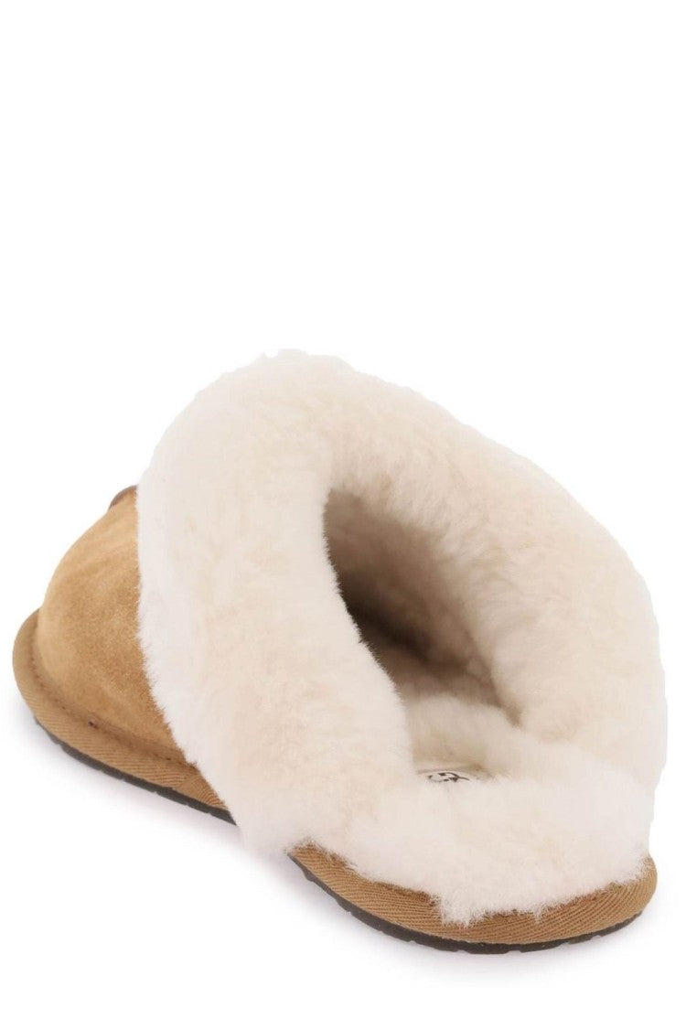 Ugg Soft Suede Mules With Plush Shearling Lining