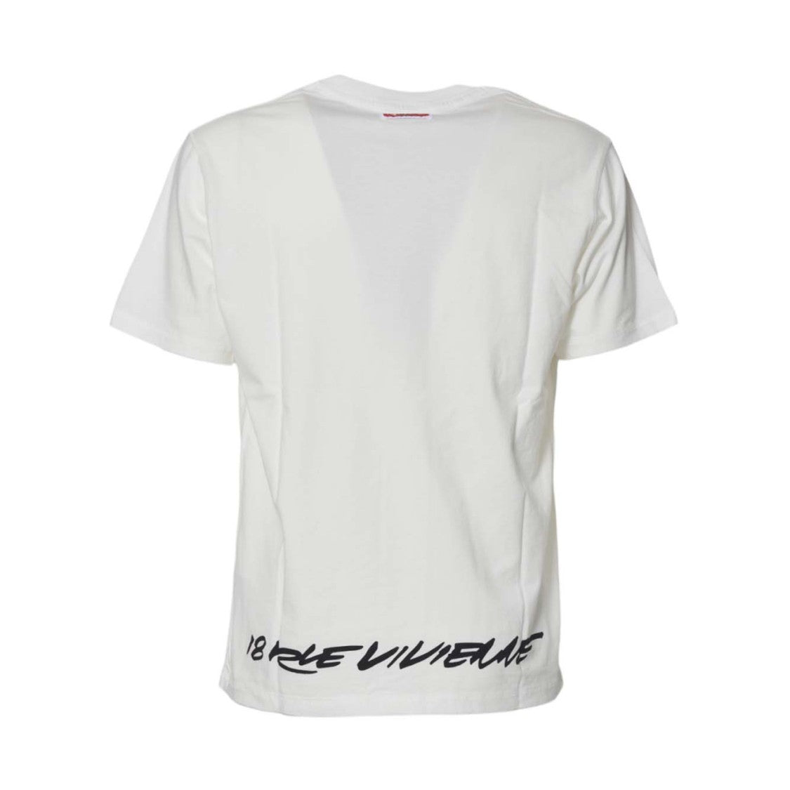 Kenzo Graphic Logo White T-Shirt With Crew Neckline