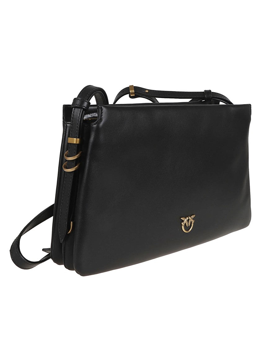 Pinko Triplet Soft Calf Shoulder Bag