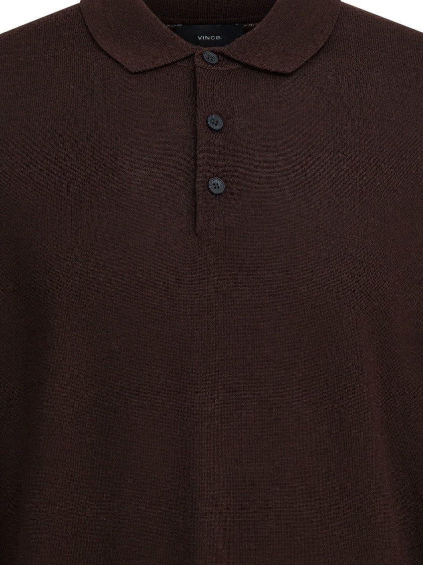 Vince Merino Wool Polo Shirt