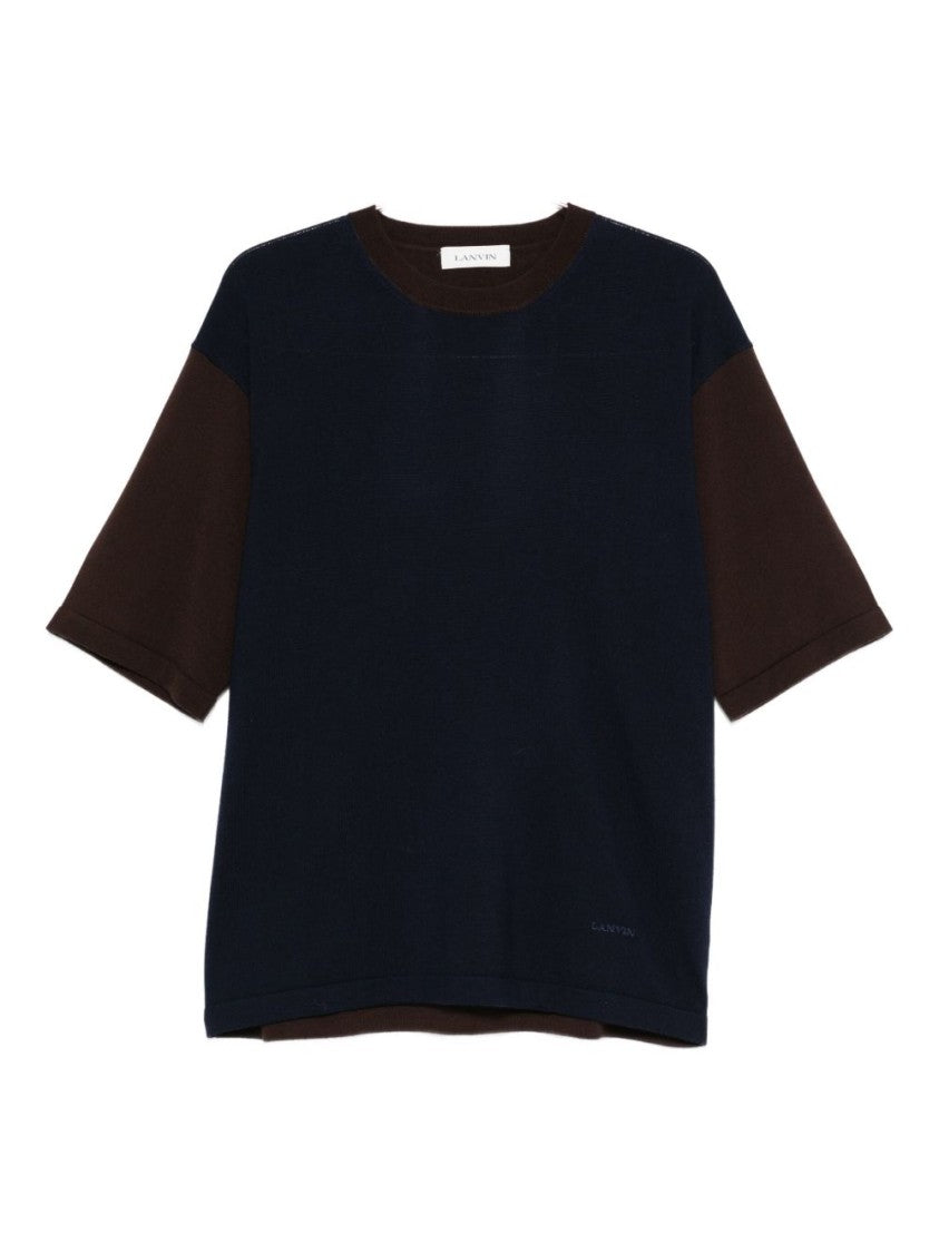 Lanvin Color-Block Short-Sleeve T-Shirt