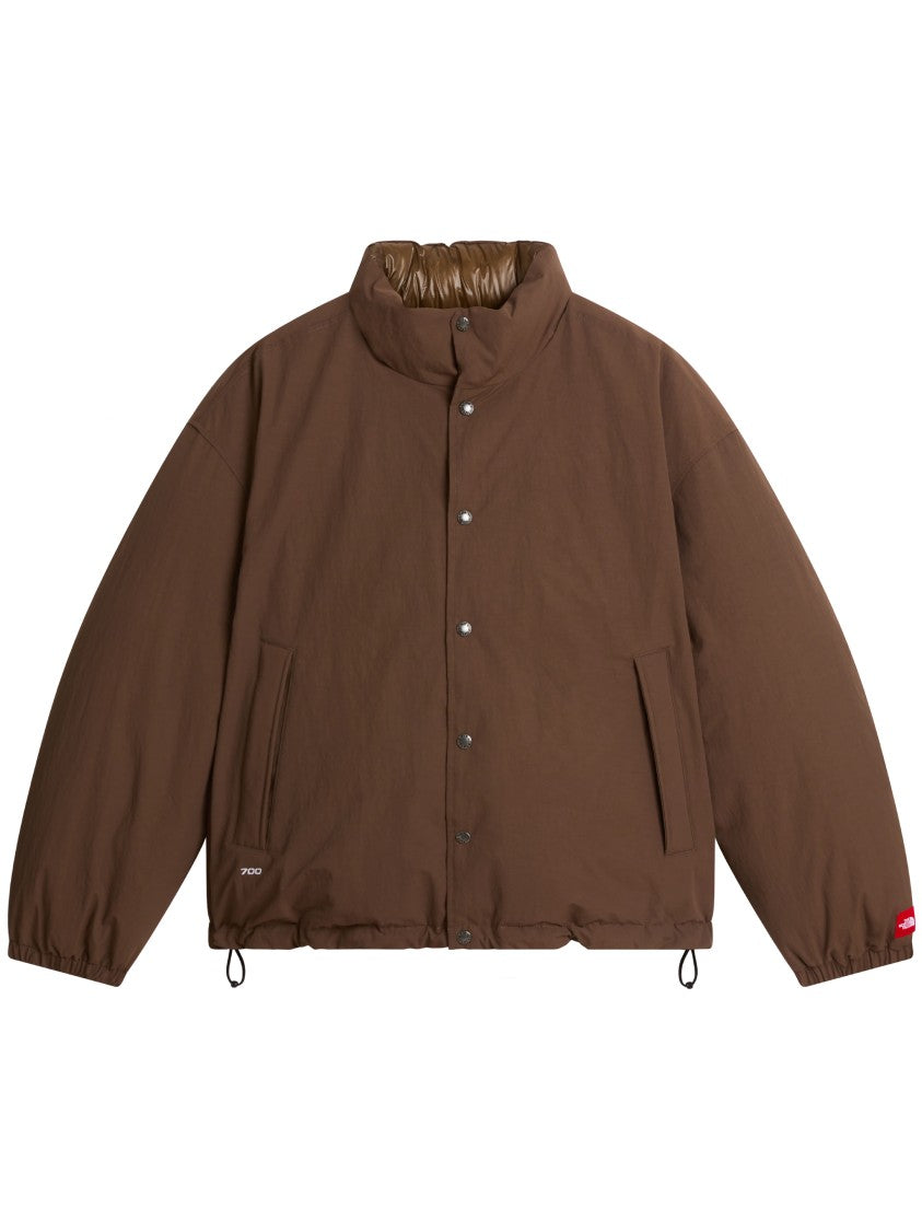 The North Face Brown Red Box Boxy Down Jacket