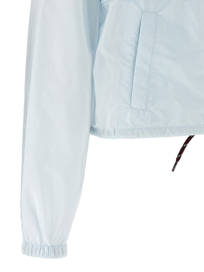 Prada Re-Nylon Feather Crop Jacket