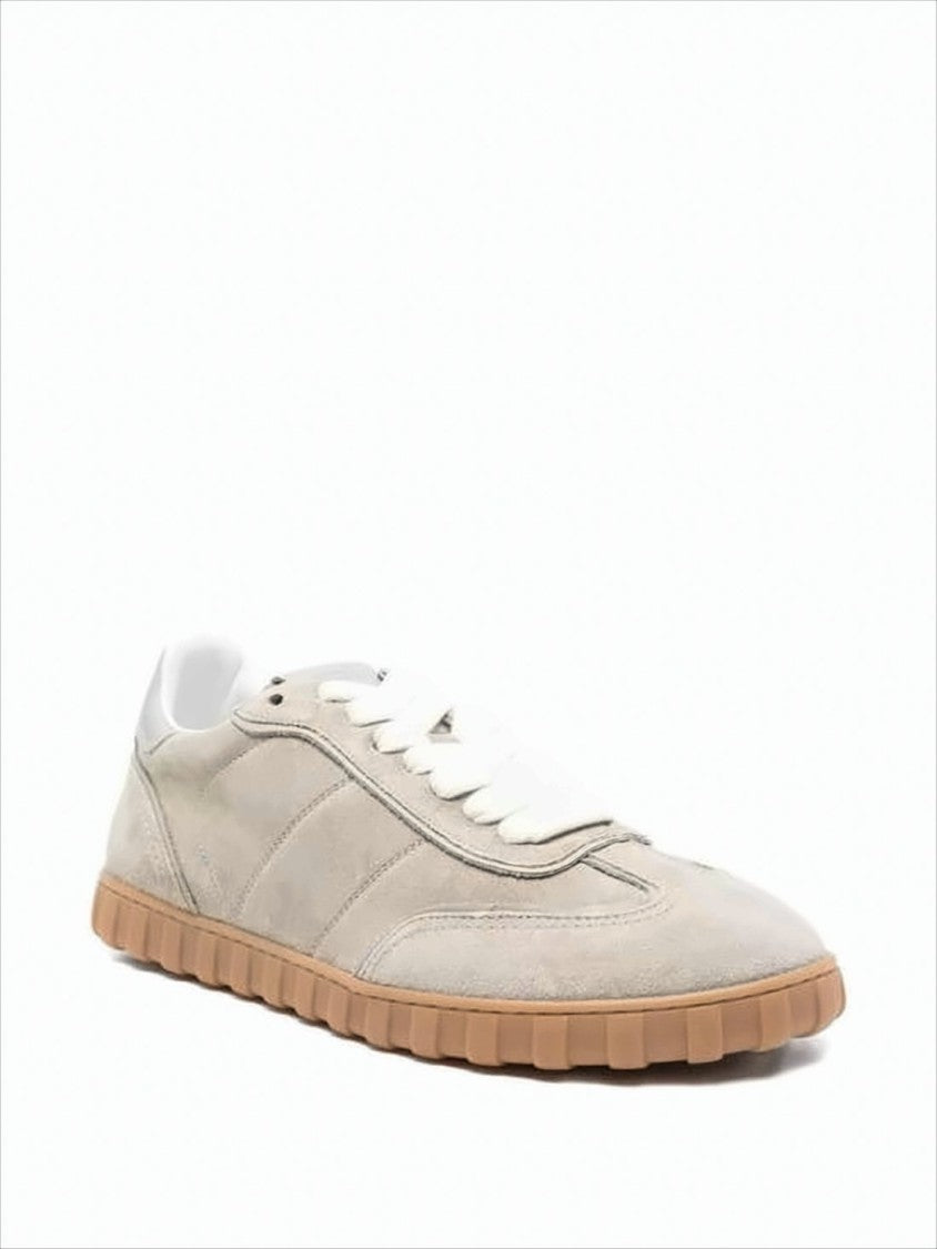 Ami Paris Low-Top Sneakers With Soft Suede Upper