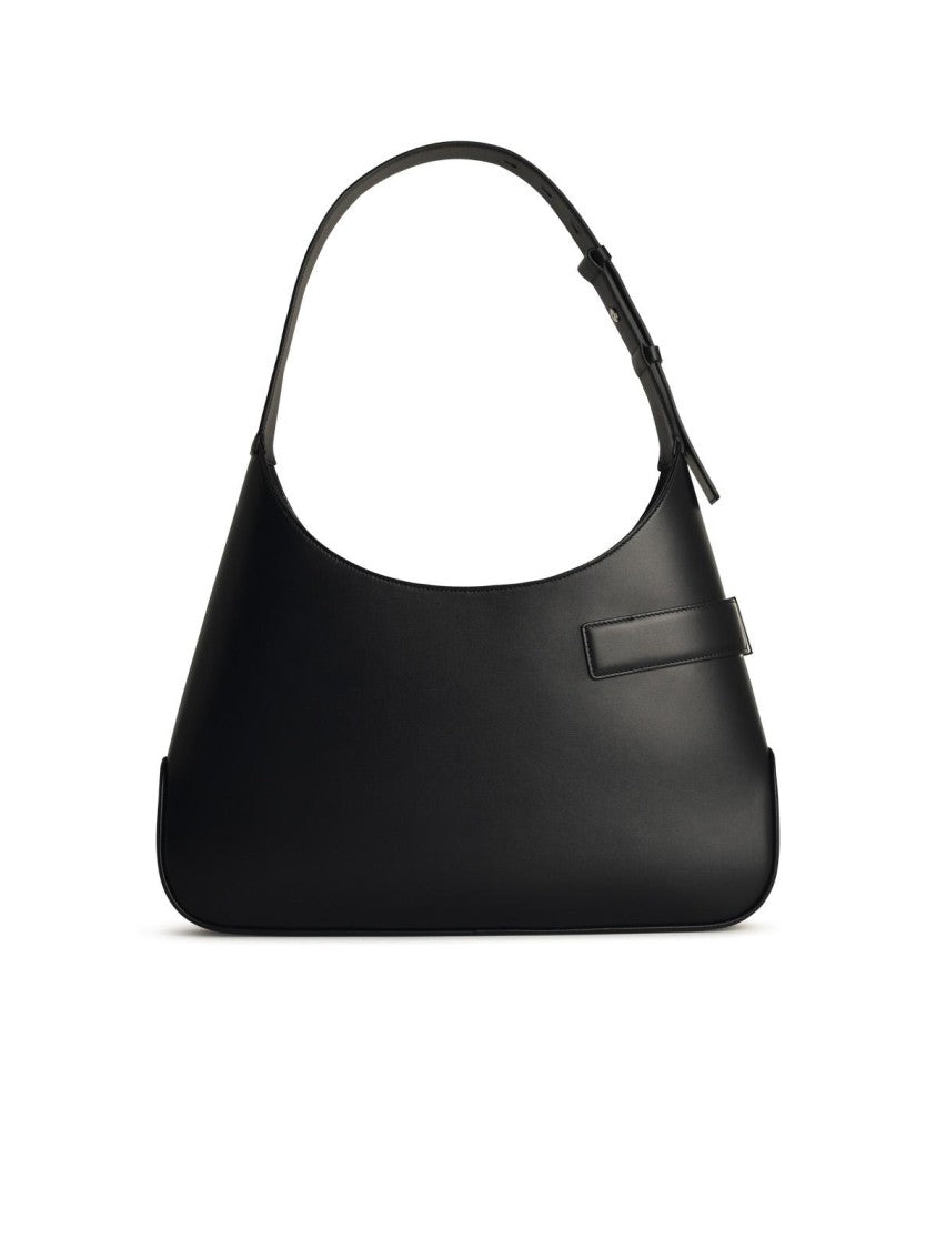 Salvatore Ferragamo Arch' Black Matte Leather Bag