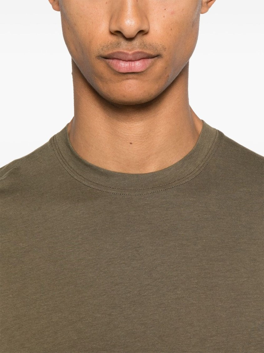 Tom Ford Green Lyocell-Cotton T-Shirt