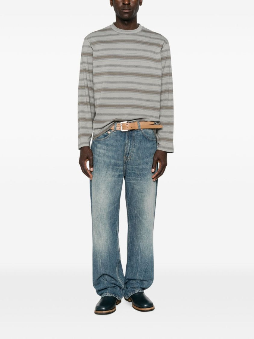 Our Legacy Horizontal Striped Crewneck Sweater