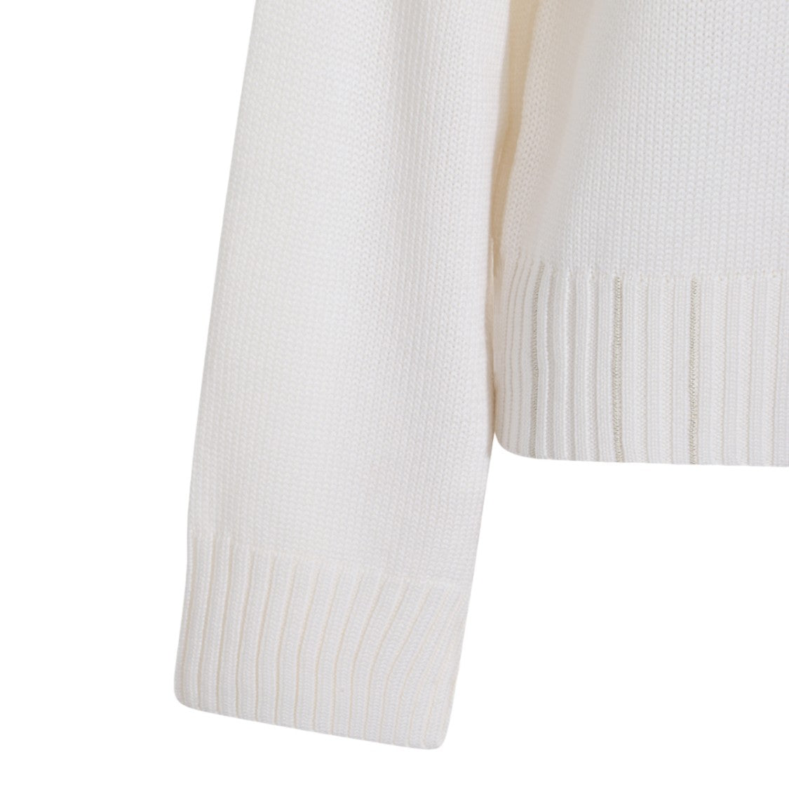 Fabiana Filippi High Ribbed Mock Neck Sweater