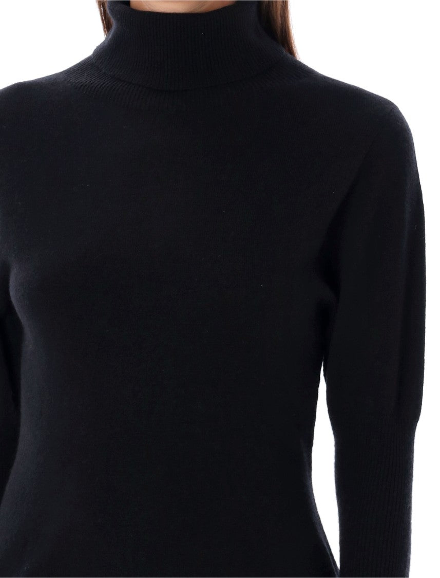Low Classic Puff Sleeves Turtleneck Sweater