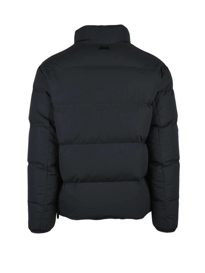 Emporio Armani Down Jacket With Zip Closure And Quilted Design