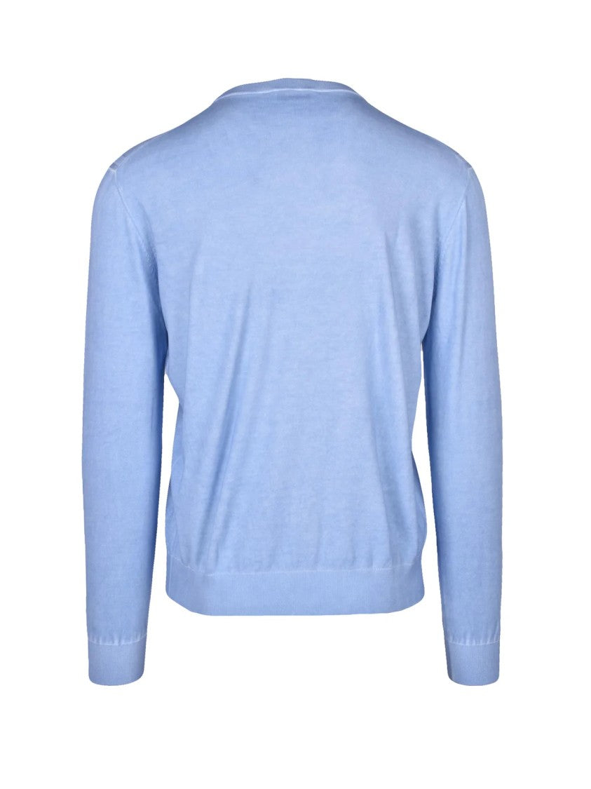 Kangra Light Blue Classic Cotton Sweater