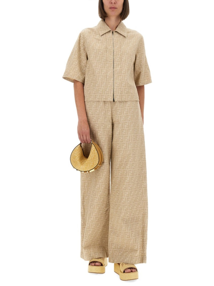 Fendi Ff Chambray Jacket