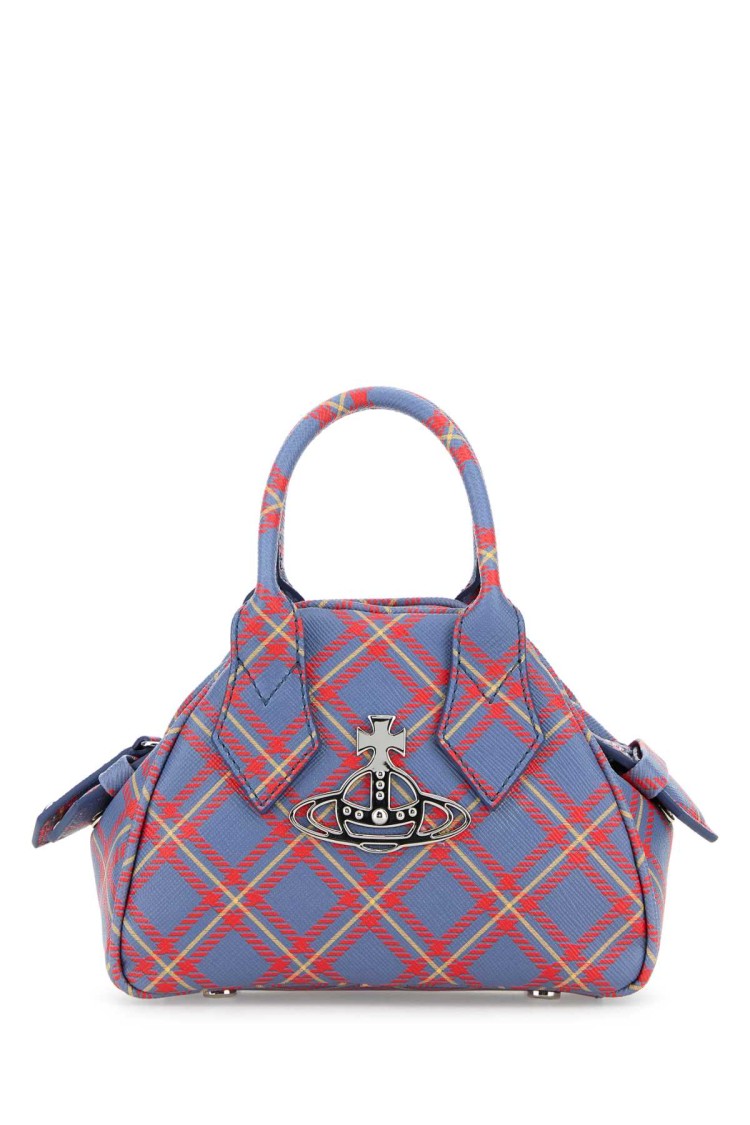 Vivienne Westwood Printed Synthetic Leather Mini Yasmine Handbag