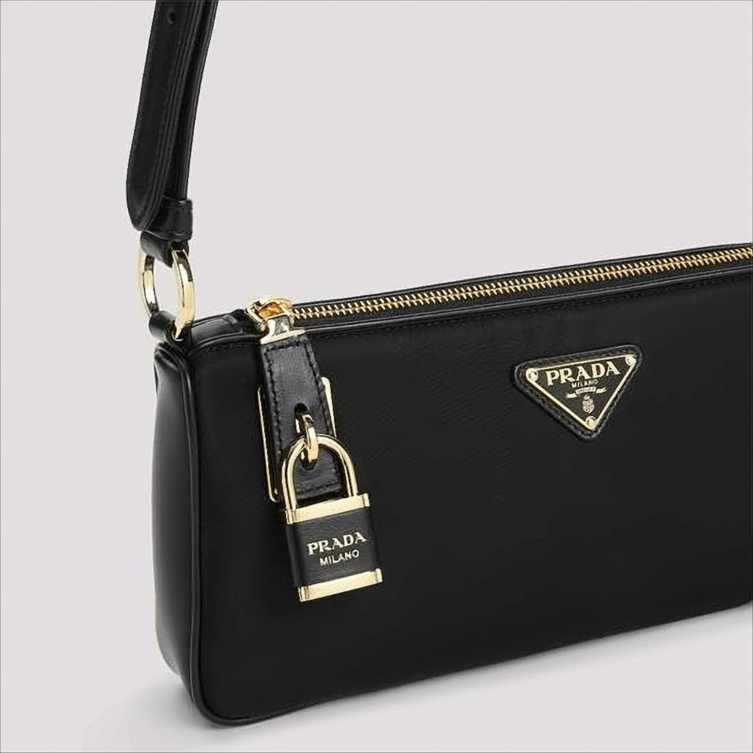 Prada Rectangular Crossbody Bag With Adjustable Strap