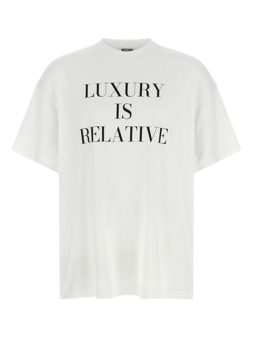 Moschino Crew Neck White T-Shirt