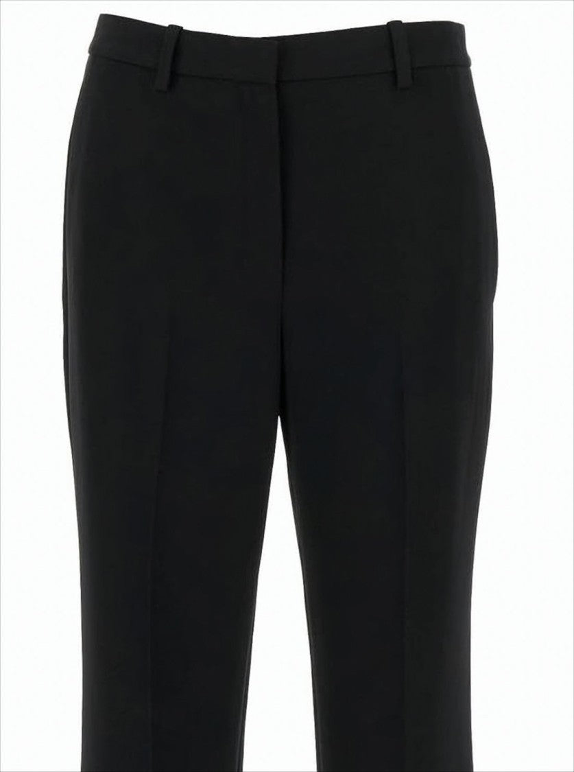 Theory Straight-Leg Tailored Pants With Subtle Flare