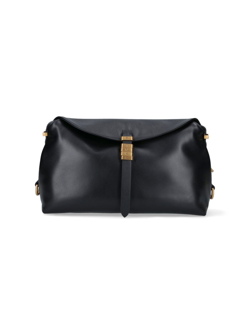 Pinko Structured Black Minimalist Bag With Clean Lines