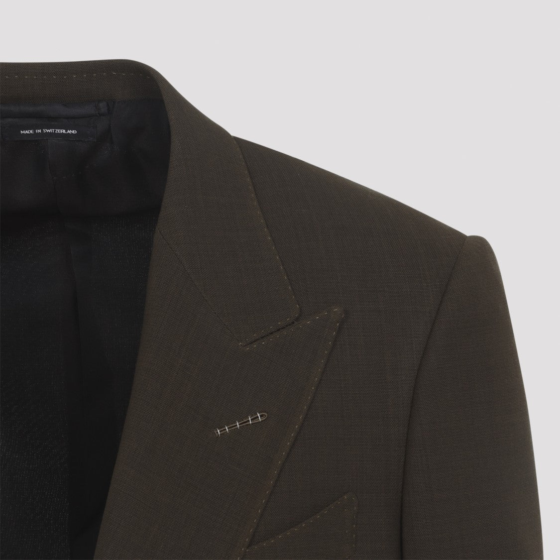 Tom Ford Brown Wool Tailored Fit Jacket