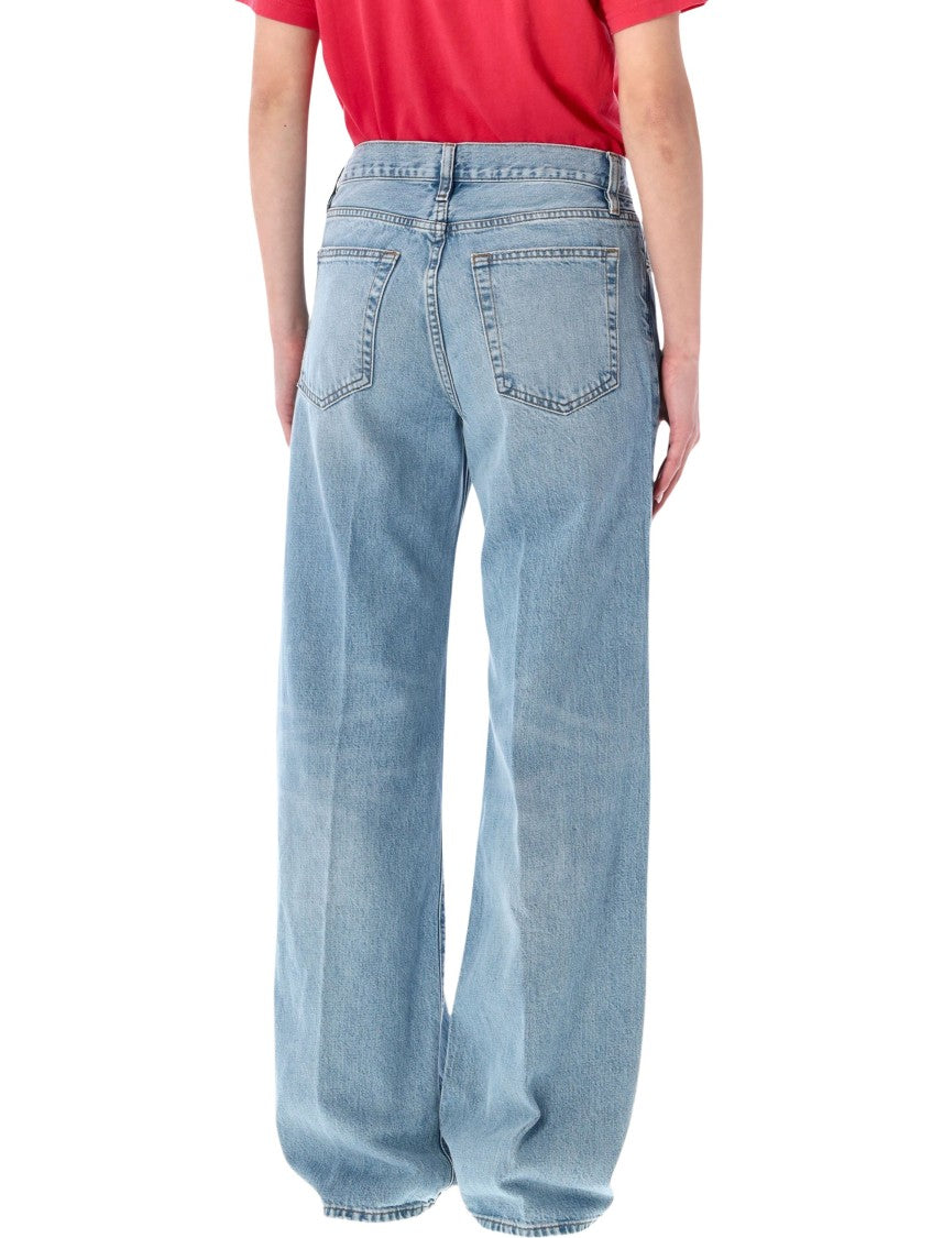 Frame Light Blue The Off Duty Stroll Jeans