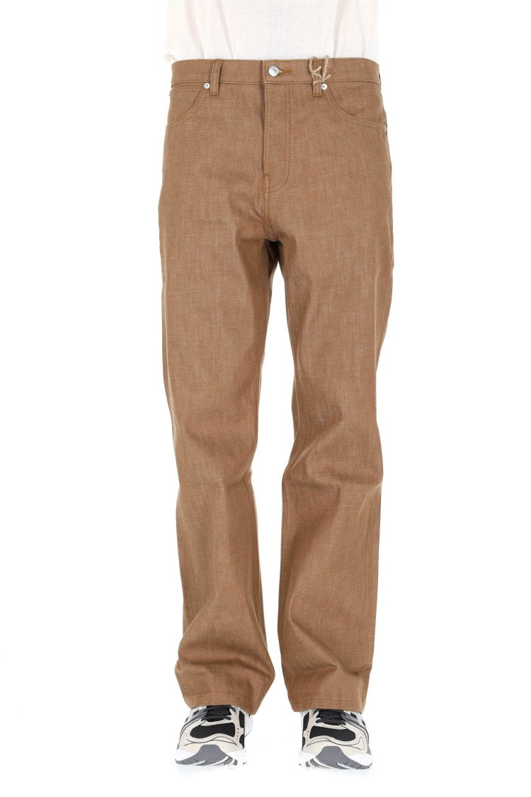 A.P.C. Tabacco Japanese Denim Straight Jeans