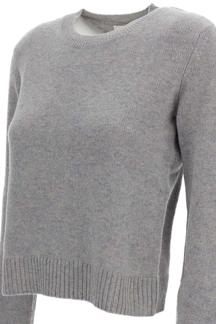 Lisa Yang Grey Mable Mid-Weight Cashmere Sweater