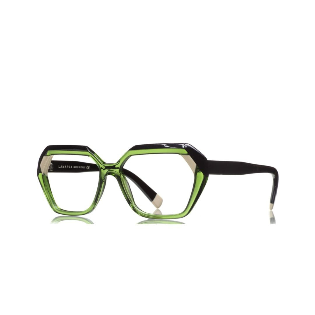 Lamarca Green Fusioni 157 Acetate Geometric Eyeglasses