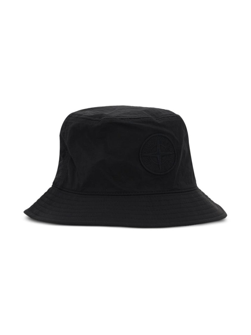 Stone Island Black Bucket Hat